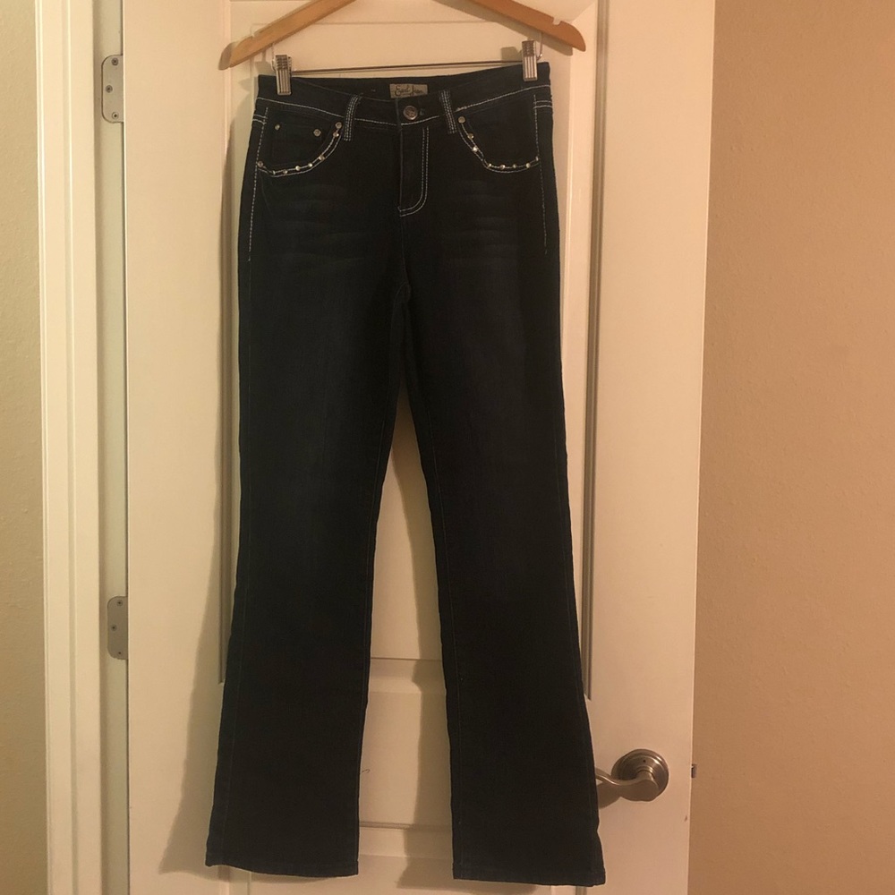 Earl Jeans Bling Dark wash denim boot cut